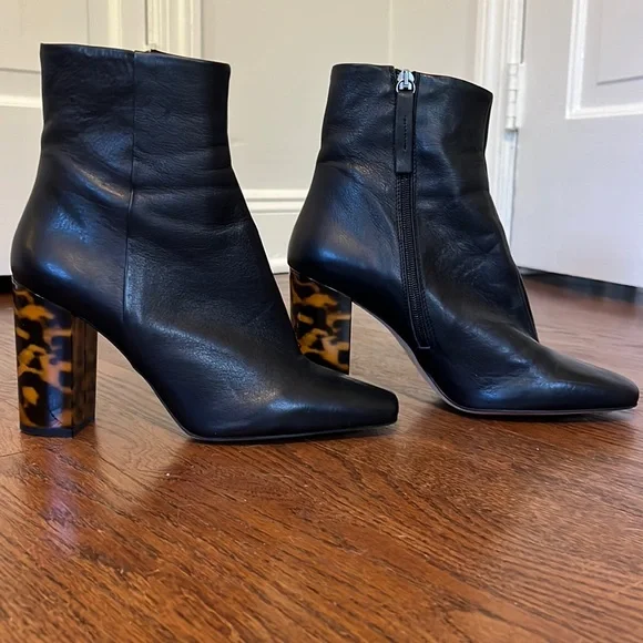 OFFICE MARBLE TORTOISE PRINT HEEL SIZE 40 - Picture 2 of 11